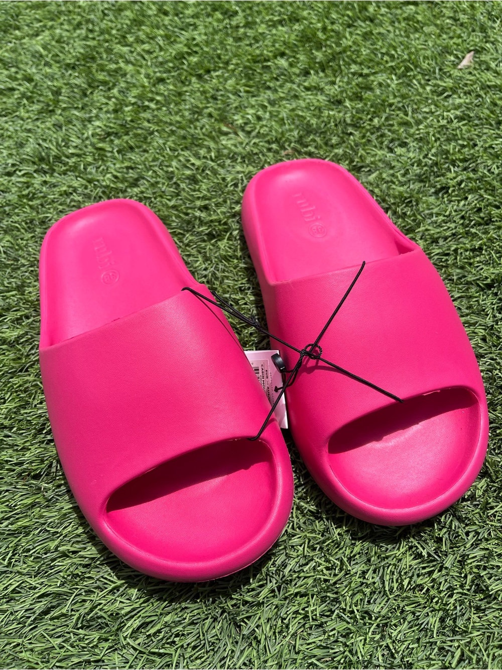 🔥🔥 Women's Vegan Pink Slide Sandals - Comfortable Casual Slides size 7!! 🔥🔥